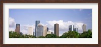 Framed Wedge Tower, ExxonMobil Building, Chevron Building, Houston, Texas (horizontal)