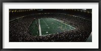 Framed Spectators in an American football stadium, Hubert H. Humphrey Metrodome, Minneapolis, Minnesota, USA