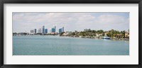 Framed Buildings at the waterfront, Miami, Florida, USA (daytime)