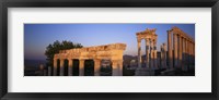 Framed Turkey, Pergamum, temple ruins