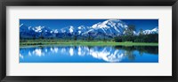 Framed Mt McKinley and Wonder Lake Denali National Park AK