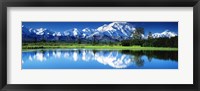 Framed Lake in Denali National Park AK