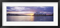 Framed Sunset over Sydney Opera House