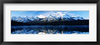 Framed Herbert Lake, Banff National Park, Alberta, Canada