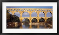 Framed Aqueduct, Pont Du Gard, Provence-Alpes-Cote d'Azur, France