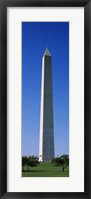 Framed Low angle view of the Washington Monument, Washington DC, USA