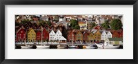 Framed Harbor in Bergen, Norway