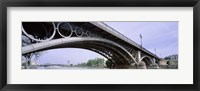 Framed Low Angle View Of Isabel II Bridge Over Guadalquivir River, Seville, Spain