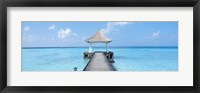 Framed Beach & Pier The Maldives