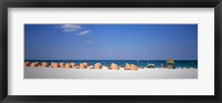 Framed Beach Scene, Miami, Florida, USA