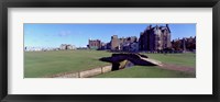 Framed Footbridge in a golf course, The Royal and Ancient Golf Club of St Andrews, St. Andrews, Fife, Scotland