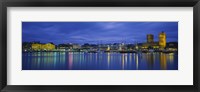 Framed Buildings at the waterfront, City Hall, Oslo, Norway