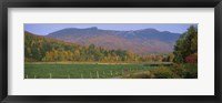 Framed Woman cycling on a road, Stowe, Vermont, USA