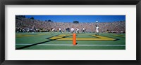 Framed Football Game, University Of Michigan, Ann Arbor, Michigan, USA