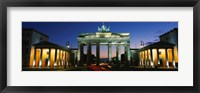 Framed Low angle view of a gate, Brandenburg Gate, Berlin, Germany