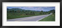 Framed Road passing through a landscape, Virginia State Route 231, Madison County, Virginia, USA