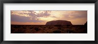 Framed Uluru-Kata Tjuta National Park Northern Territory Australia