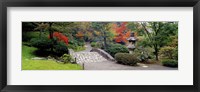 Framed Stone Bridge, The Japanese Garden, Seattle, Washington State