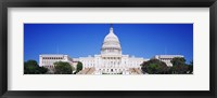 Framed Facade of a government building, Capitol Building, Capitol Hill, Washington DC, USA