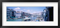 Framed Rialto and Grand Canal Venice Italy