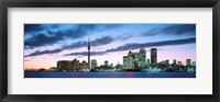 Framed Toronto Skyline from the lake, Ontario Canada