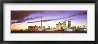 Framed Toronto skyline at dusk, Ontario Canada