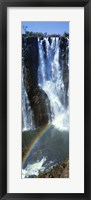 Framed Victoria Falls Zimbabwe Africa (vertical)