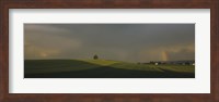 Framed Storm clouds over a field, Canton Of Zurich, Switzerland