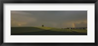 Framed Storm clouds over a field, Canton Of Zurich, Switzerland