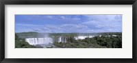 Framed Iguazu Falls Iguazu National Park Brazil