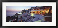 Framed Terrace overlooking the Caldera, Santorini, Greece