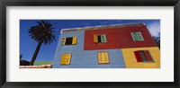 Framed Low Angle View Of A Building, La Boca, Buenos Aires, Argentina