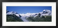 Framed Snow Covered Mountain Range Matterhorn, Switzerland