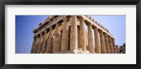 Framed Old ruins of a temple, Parthenon, Acropolis, Athens, Greece