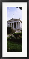 Framed Low angle view of a building, National Library, Athens, Greece