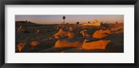 Framed Mosque on a hill, Douz, Tunisia