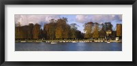 Framed Boats in a lake, Chateau de Versailles, Versailles, Yvelines, France