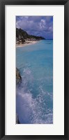 Framed Waves breaking on rocks, Bermuda