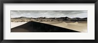 Framed Sand dunes in a desert, Namib Desert, Namibia