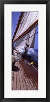 Framed Sailboat in the sea, Antigua (vertical)