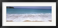 Framed Surf on the beach, Antigua, Antigua and Barbuda