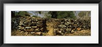 Framed Ruins of a stone wall, Thimlich Ohinga, Lake Victoria, Great Rift Valley, Kenya