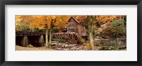 Framed Power station in a forest, Glade Creek Grist Mill, Babcock State Park, West Virginia, USA