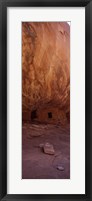 Framed Anasazi Ruins, Mule Canyon, Utah, USA