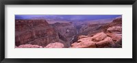 Framed Toroweap Overlook with River, North Rim, Grand Canyon National Park, Arizona, USA