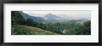 Framed Buildings in a valley, Transylvania, Romania