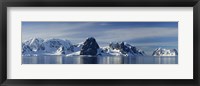 Framed Glacier along straits, Lamaire Channel, Antarctic Peninsula, Antarctica