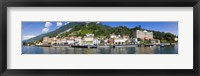 Framed Town at the waterfront, Tremezzo, Lake Como, Como, Lombardy, Italy