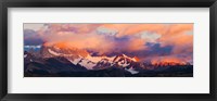 Framed Purple Clouds Over Monte Fitz Roy, Argentina