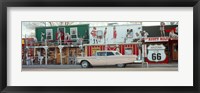 Framed Car on the road, Route 66, Arizona, USA